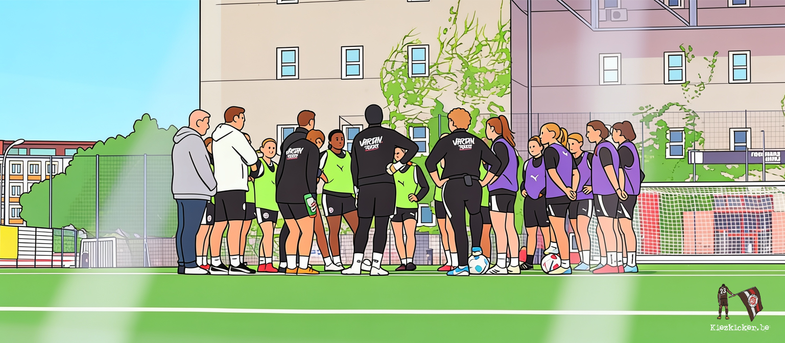 Met enkele nieuwe gezichten: 1. vrouwen beginnen aan het nieuwe seizoen met hun eerste training